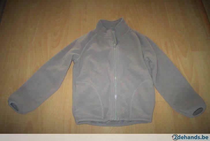 Grijze sweater met ritssluiting- mt. 104, Kinderen en Baby's, Ophalen of Verzenden, Gebruikt, Jongen, Trui of Vest