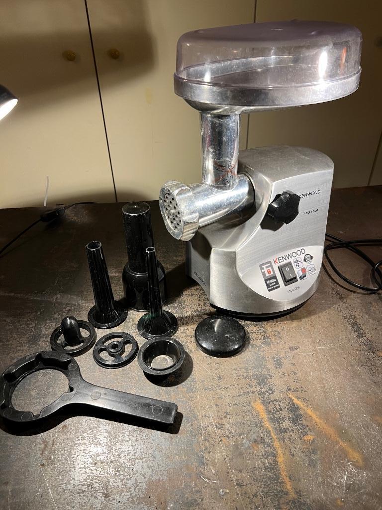 Kenwood MG510 zilveren vleesmolen, Ophalen, Zo goed als nieuw