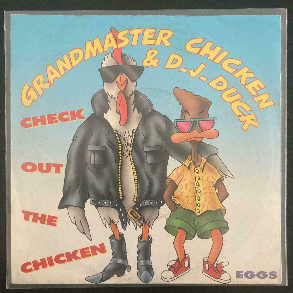 7" Grandmaster Chicken & D.J. Duck - Check Out The Chicken, Verzenden, Gebruikt