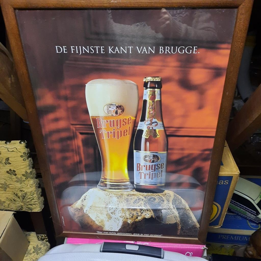 Bierkader Brugse Tripel , nieuwe staat ., Enlèvement, Comme neuf