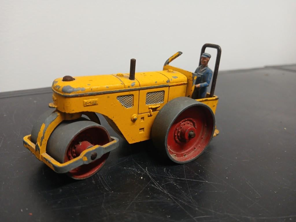 Miniatuur Dinky Toys Richier Steamroller, Ophalen of Verzenden, Gebruikt, Tractor of Landbouw, Dinky Toys