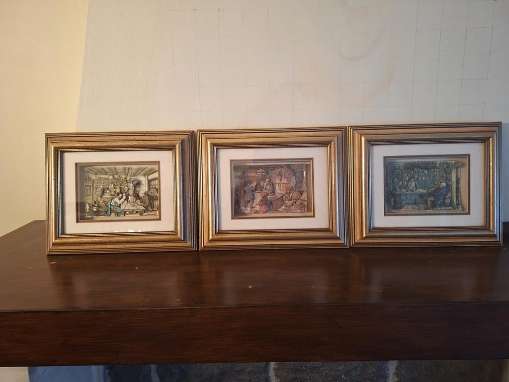 3. 3D schilderijen Anton pieck, Maison & Meubles, Enlèvement