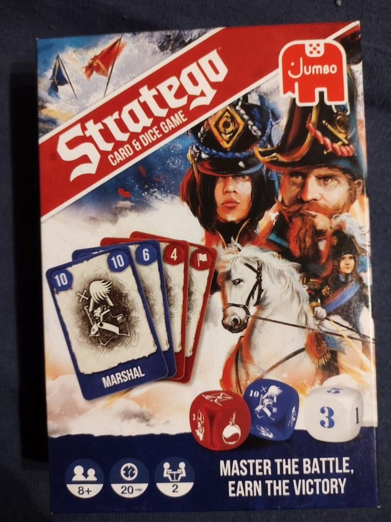 Spel Stratego kaart- en dobbelspel, Jumbo, nieuw, Hobby en Vrije tijd, Een of twee spelers, Ophalen of Verzenden, Nieuw, Jumbo