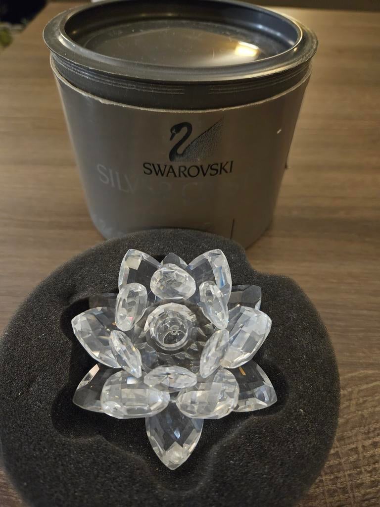 Swarovski silver crystal waterlily, Ophalen, Zo goed als nieuw