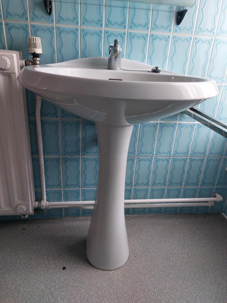 Lavabo vintage (avec ou sans miroir), Lavabo ou Évier, Moins de 100 cm, Enlèvement, Utilisé