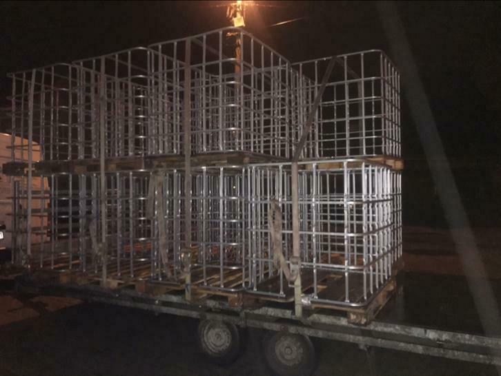 Houtbakken Ibc korven en vaten, Tuin en Terras, Ophalen