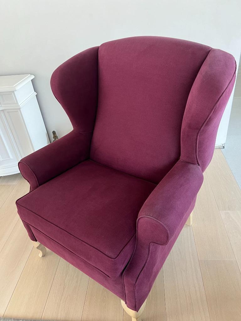 Landelijke oorfauteuil(s), Enlèvement, Neuf, Tissus, Landelijk