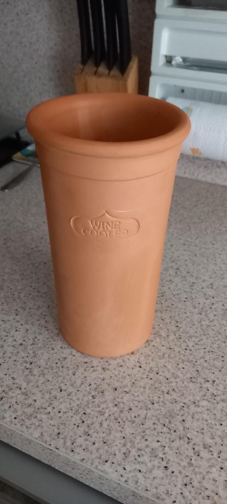 Refroidisseur de vin, terre cuite - Wine cooler, Enlèvement, Neuf