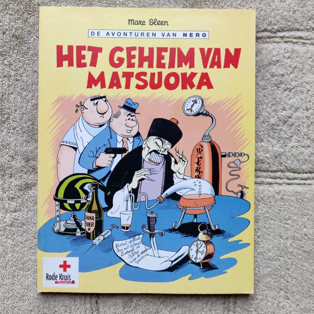 strip Nero : Het geheim van Matsuoka (rode kruis), Eén stripboek, Ophalen of Verzenden, Gelezen, Marc Sleen