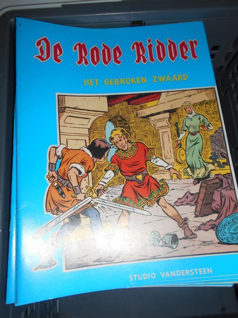 komplete serie de rode ridder ., Zo goed als nieuw, Meerdere stripboeken, Studio  Vandersteen, Ophalen of Verzenden