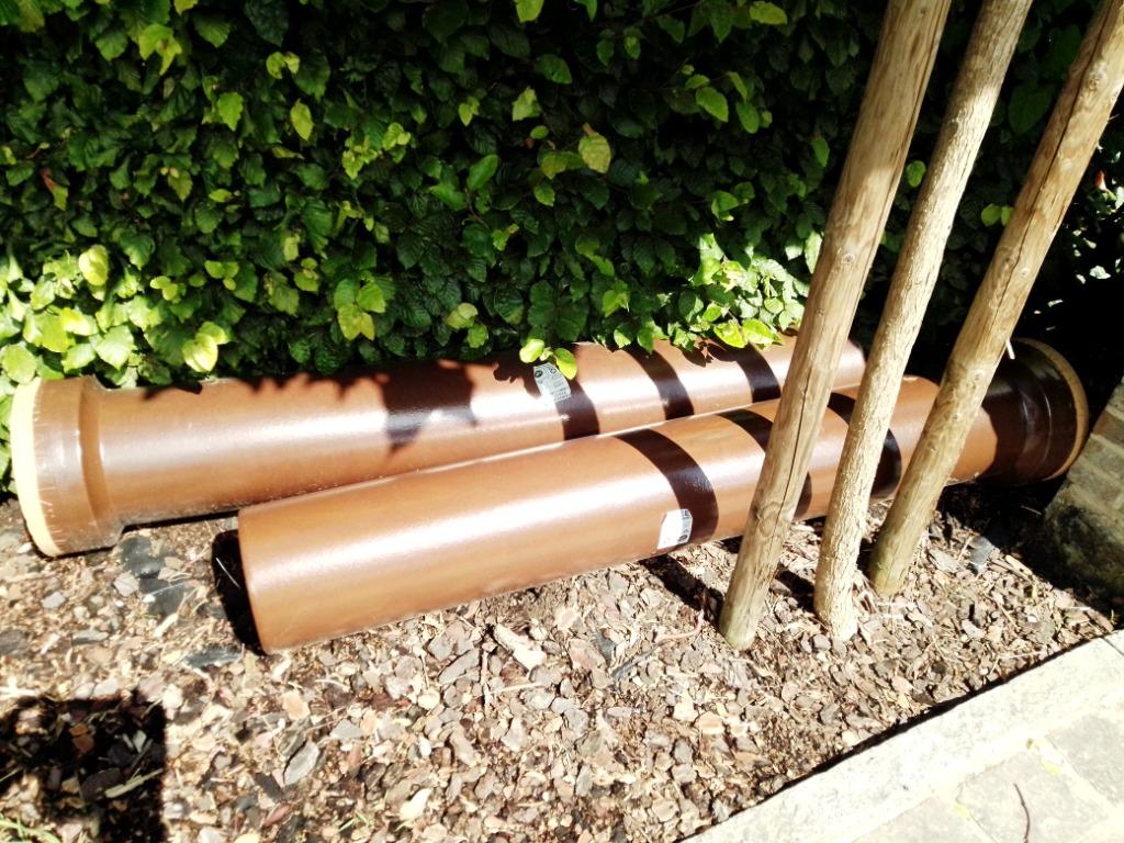 Nouveaux tuyaux en terre cuite inutilisés, Neuf, 80 mm ou plus, Enlèvement ou Envoi, Évacuation