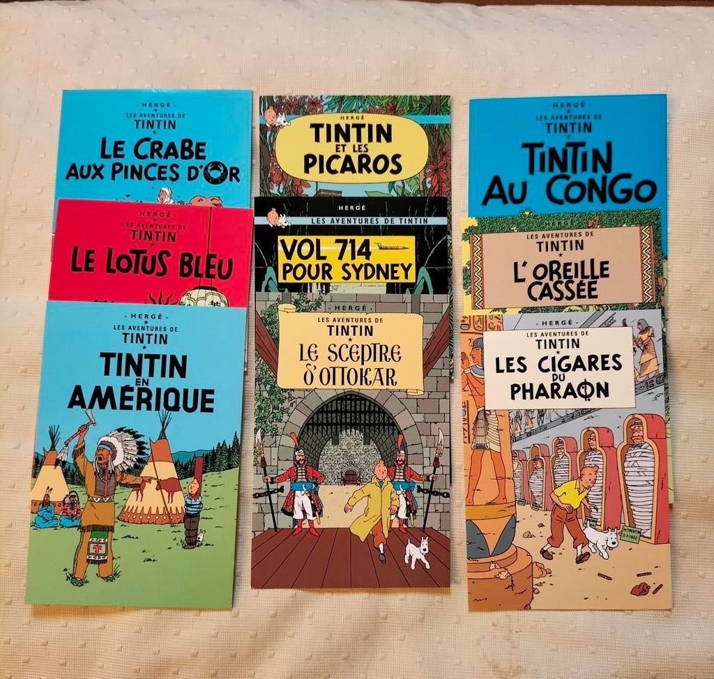 TINTIN postkaarten, Verzamelen, Ophalen of Verzenden, Kuifje