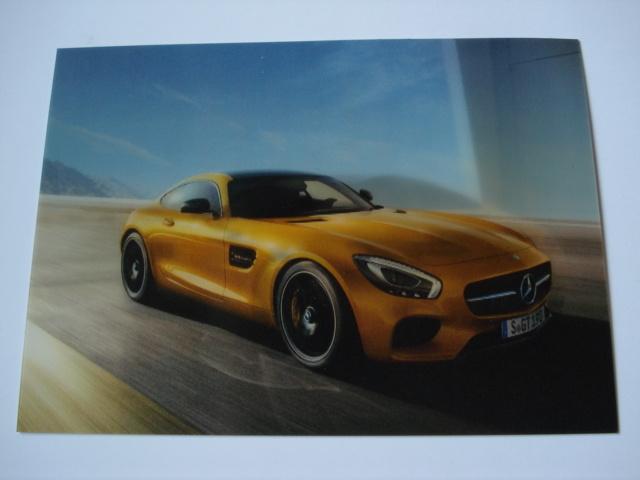 Mercedes-AMG GT card card card carte postale Karte, Envoi, Neuf, Voitures