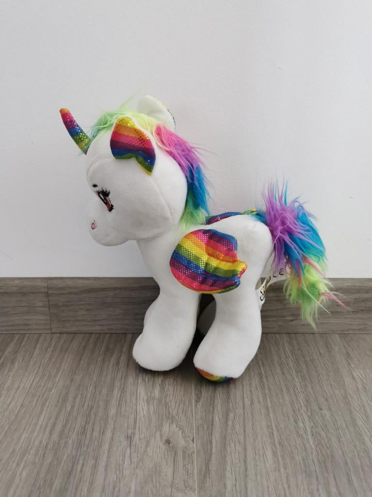 Knuffel eenhoorn regenboog 25cm, Enfants & Bébés, Jouets | Peluches, Enlèvement ou Envoi, Comme neuf, Cheval