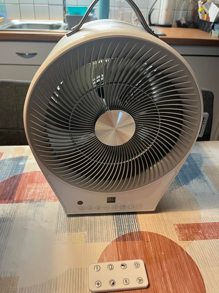 Elektrische verwarming / ventilator, Electroménager, Ventilateurs, Enlèvement, Ventilateur avec télécommande, Comme neuf