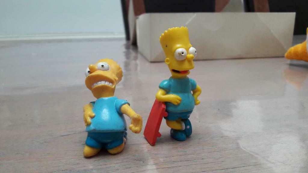 2 figurines Simpson's années 90, Collections, Enlèvement ou Envoi, Utilisé