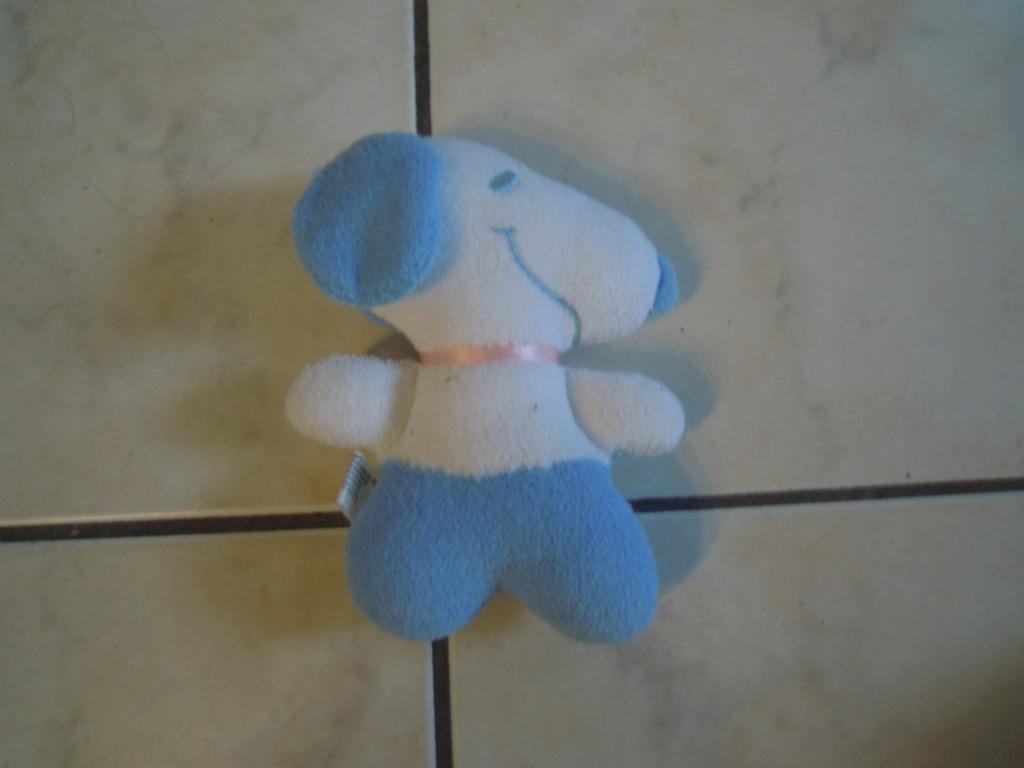 knuffel snoopy wit en blauw(doos P2), Kinderen en Baby's, Speelgoed | Knuffels en Pluche, Ophalen of Verzenden, Nieuw