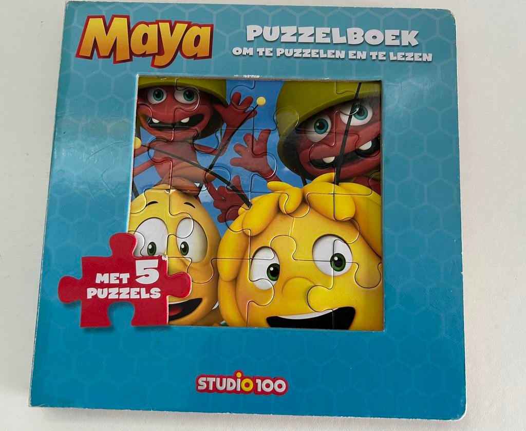 Maya : puzzelboek. 5 puzzels, Studio 100, Ophalen of Verzenden, Zo goed als nieuw, Sprookjes