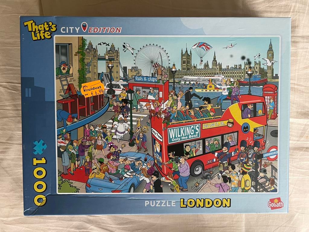 Puzzle That's Life Londres 1000 pièces, Enlèvement ou Envoi, 500 à 1500 pièces, Neuf, Puzzle