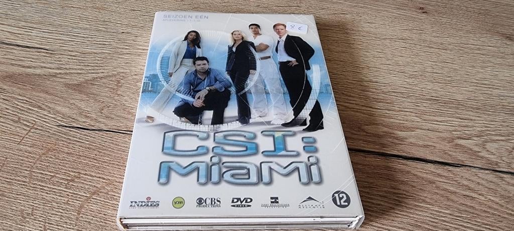 CSI Miami Seizoen 1 Aflevering 1.1 tot 1.12, À partir de 12 ans, Enlèvement ou Envoi, Comme neuf, Coffret