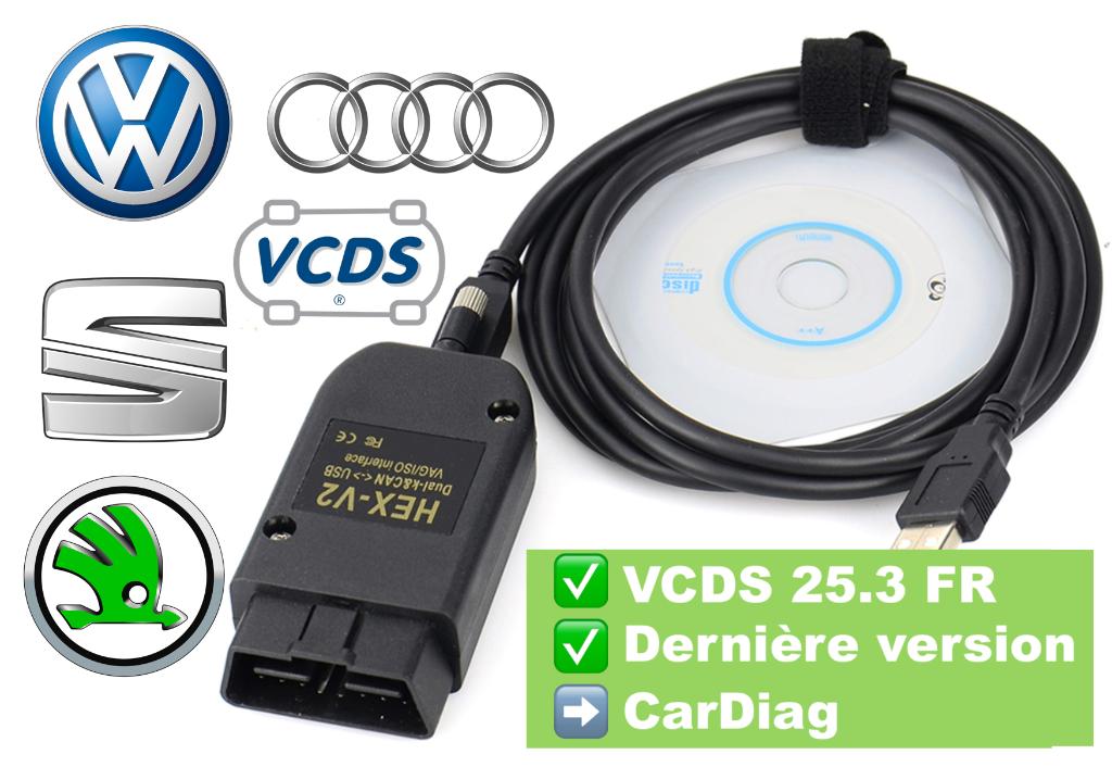 Interface diagnostic Vagcom VCDS 25.3 dernière version !, Enlèvement ou Envoi, Neuf