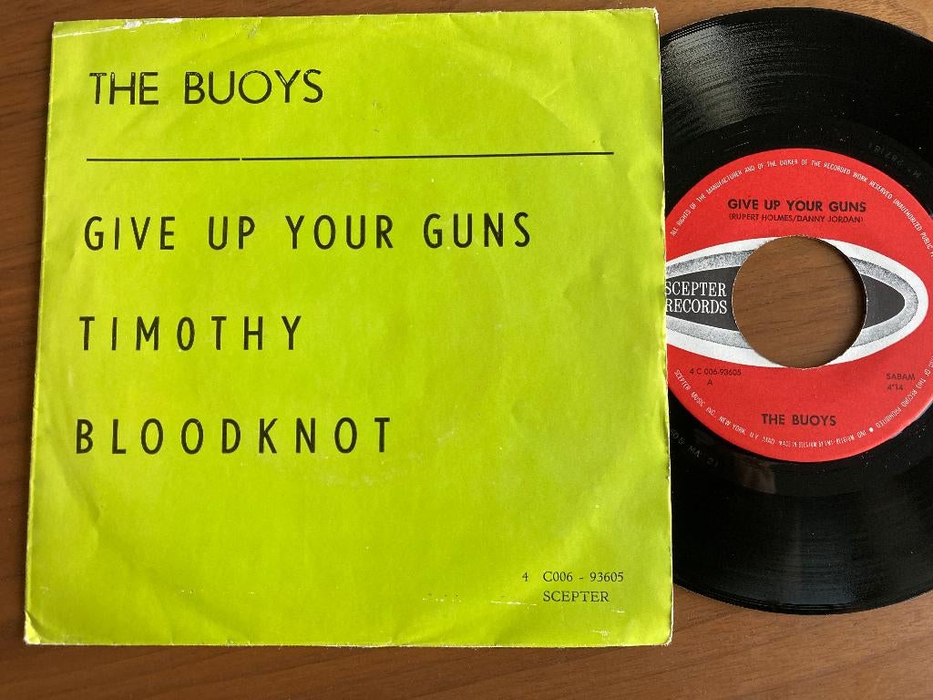 The Buoys – Give Up Your Guns, Cd's en Dvd's, Ophalen of Verzenden, 7 inch, EP