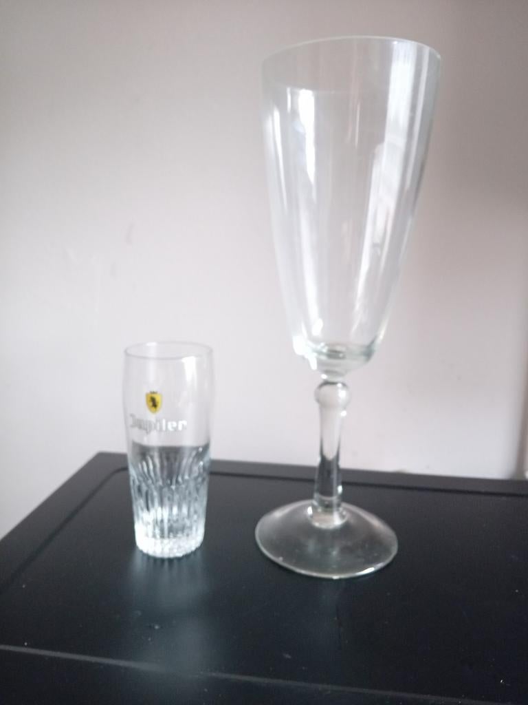 Grand verre de 1L, Enlèvement ou Envoi, Utilisé, Verre, Verre ou Verres