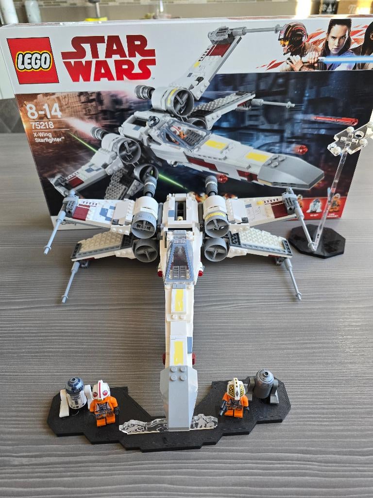 LEGO Star Wars 75218 X-wing Starfighter compleet + staander, Ophalen of Verzenden, Lego