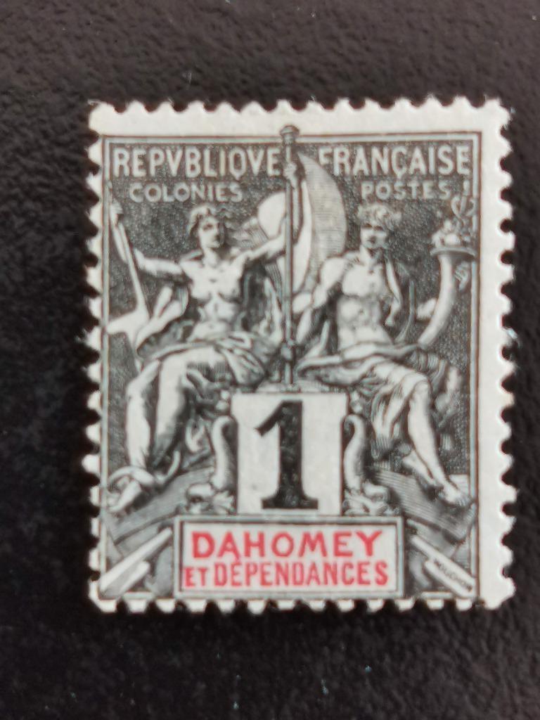 Dahomey 1901 *, Ophalen of Verzenden, Overige landen, Postfris