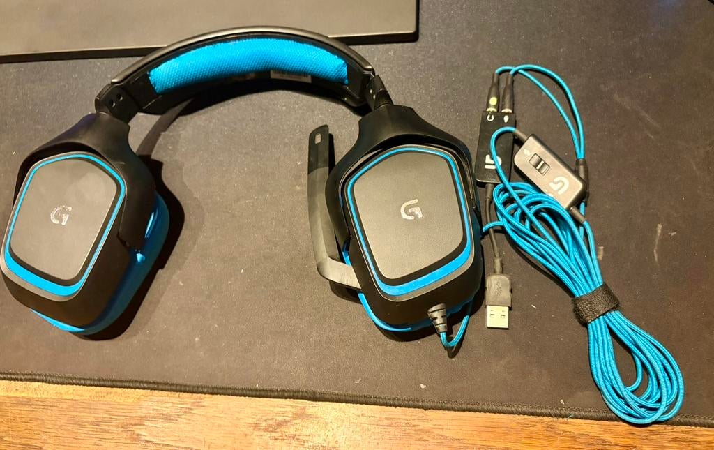 Logitech G430, Computers en Software, Headsets, Gebruikt, Logitech, Mute-functie, Ophalen of Verzenden