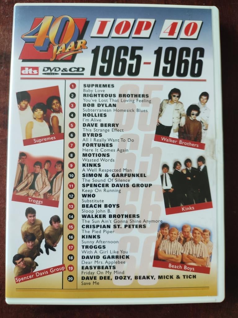 CD + DVDbox : 40 JAAR TOP 40 : 1965 - 1966, Cd's en Dvd's, Cd's | Verzamelalbums, Ophalen of Verzenden, Zo goed als nieuw