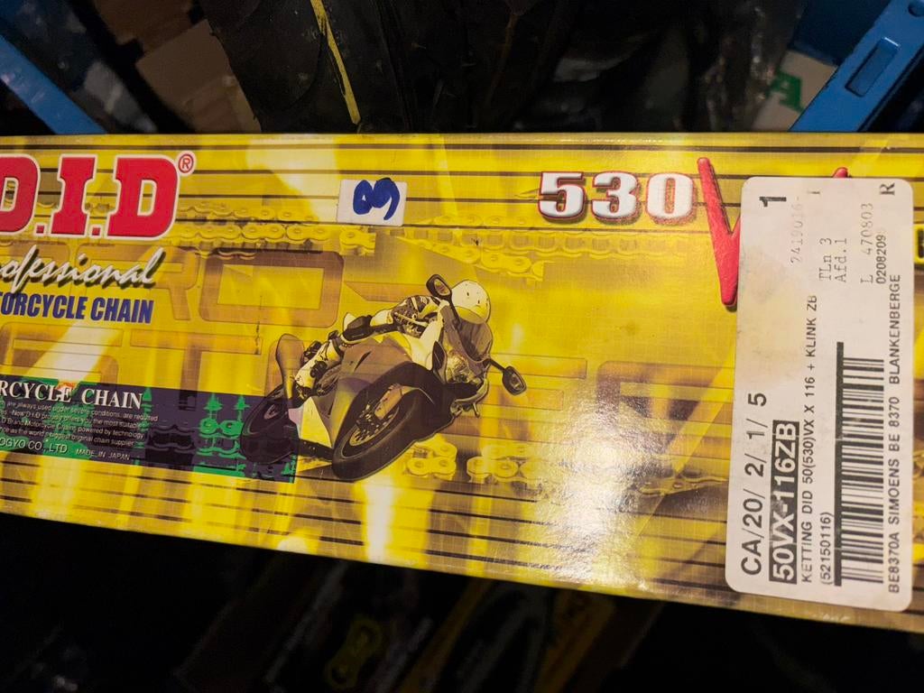 Chaîne de moto 530 DID VX, superaffaire!, Enlèvement ou Envoi, Neuf
