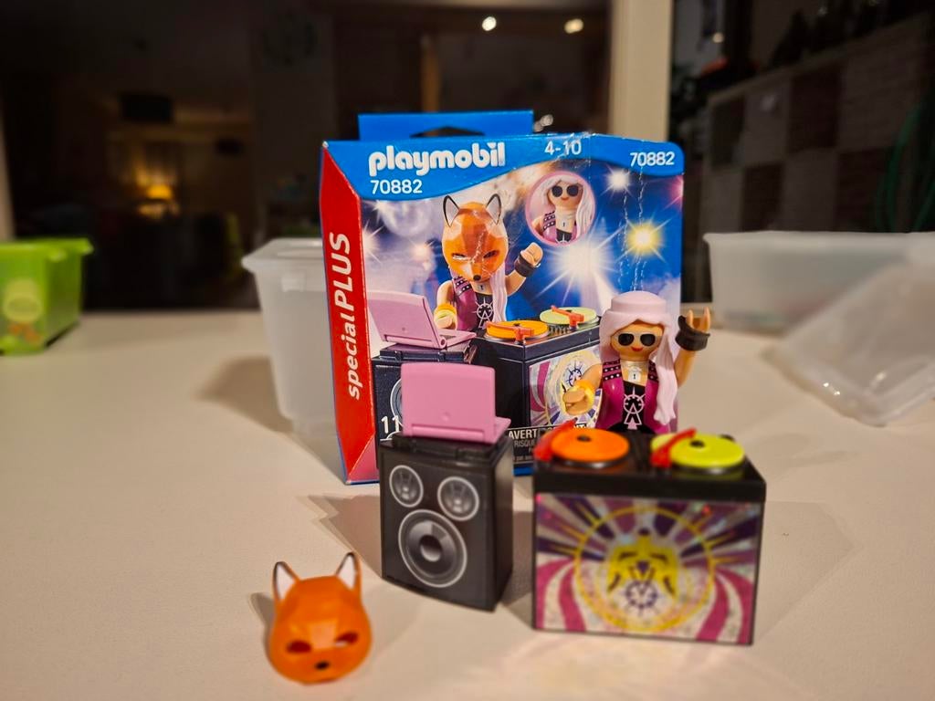 Playmobil DJ met draaitafel set 70882, Kinderen en Baby's, Ophalen