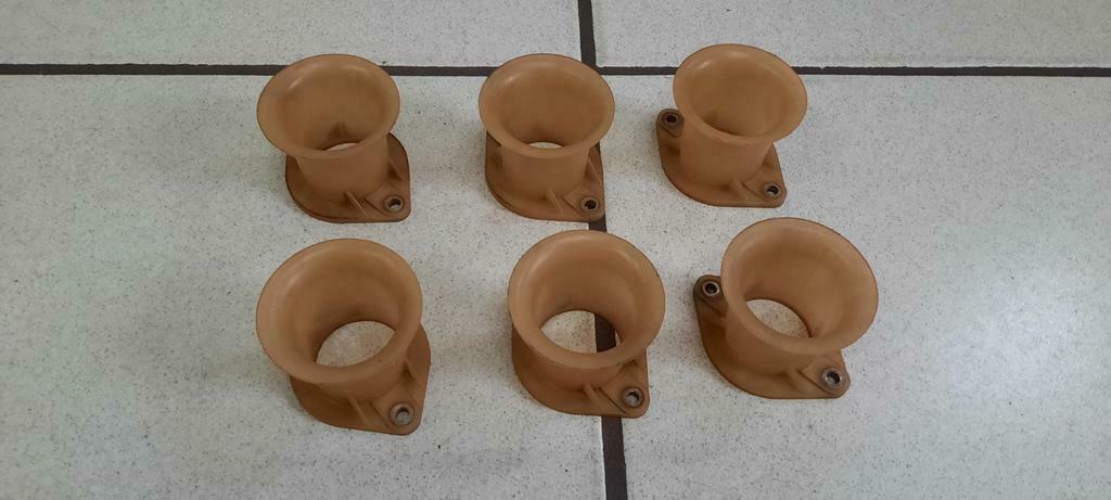6 Luchtinlaat trompetten voor Porsche 911 Type F, Auto-onderdelen, Motor en Toebehoren, Porsche, Nieuw, Ophalen of Verzenden