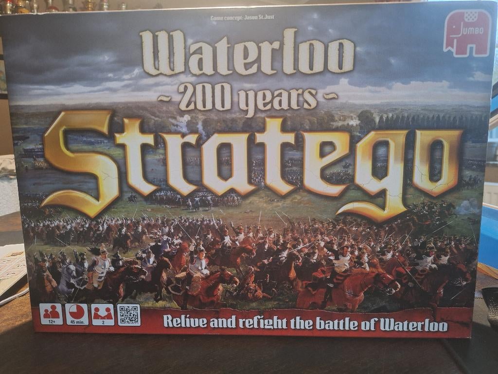 STRATEGO WATERLOO, Trois ou quatre joueurs, Enlèvement ou Envoi, Comme neuf, Djumbo