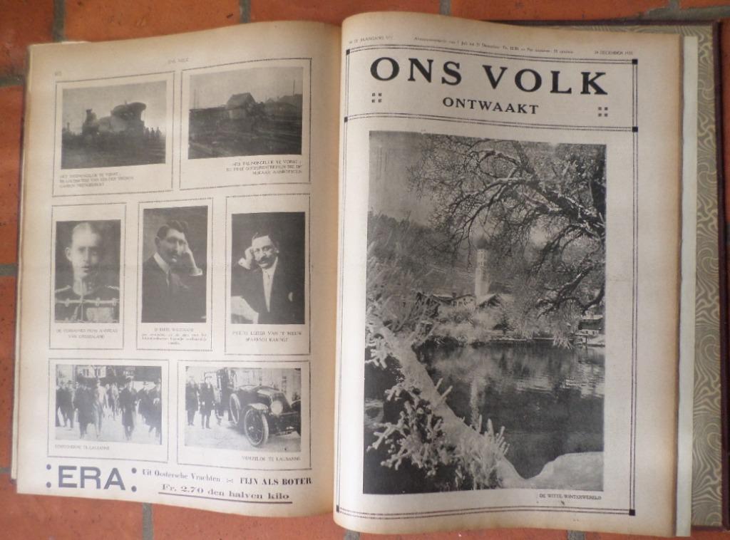 Ons  Volk Ontwaakt, 1922. Geillustreerd weekblad jaargang 8, Ophalen of Verzenden, Meerdere, 20e eeuw of later, Gelezen