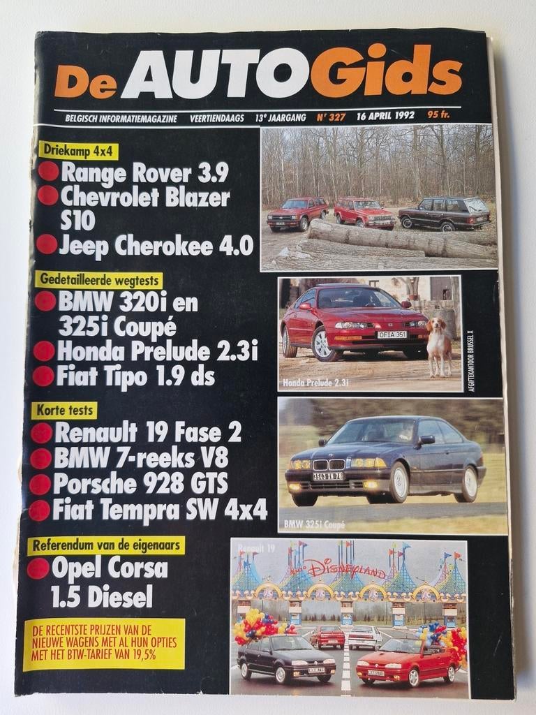 Autogids 327, Ophalen of Verzenden, Zo goed als nieuw