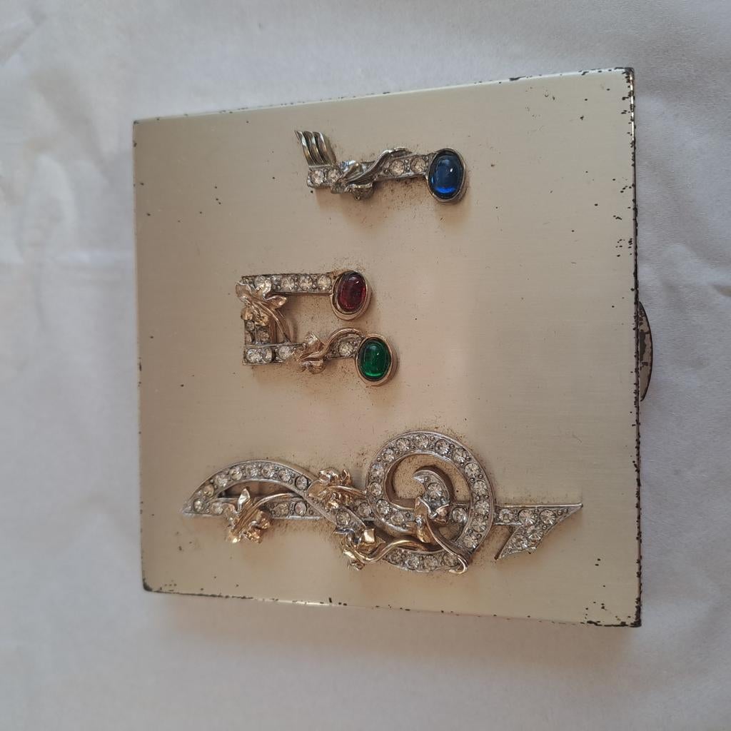 Poederdoos, Handtassen en Accessoires, Ophalen of Verzenden, Zo goed als nieuw
