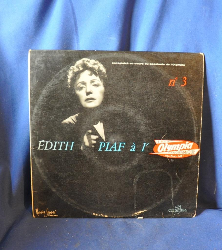 vinyl 33 tour edith piaf a l'olympia n3 (x2065), Enlèvement ou Envoi, Utilisé