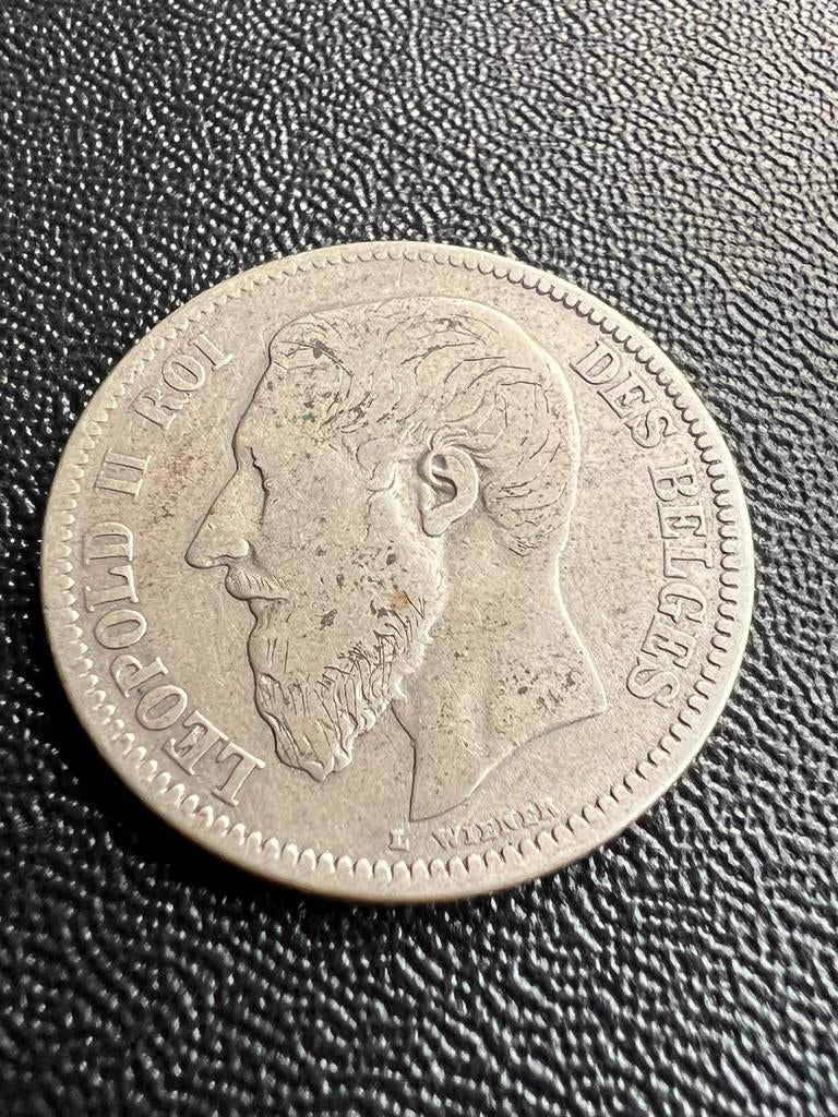Belgique 2 francs 1867 argent, Enlèvement ou Envoi, Argent