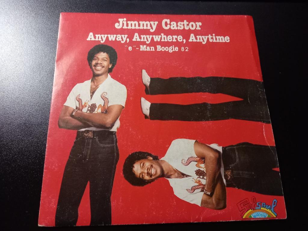 Jimmy Castor ‎– Anyway, Anywhere, Anytime  / "E" Man Boogie', Enlèvement ou Envoi, Comme neuf, R&B et Soul