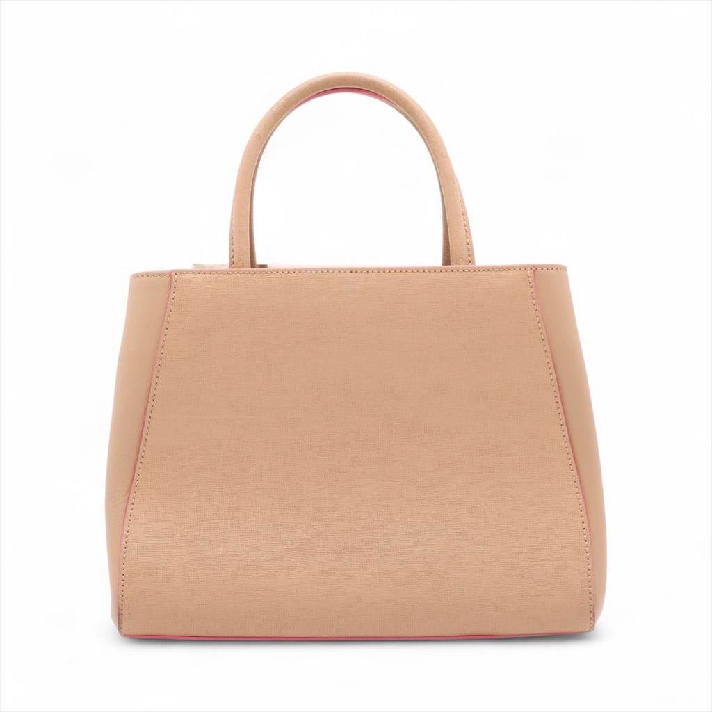 Fendi 2Jours handtas, Verzenden, Gebruikt, Beige, Handtas