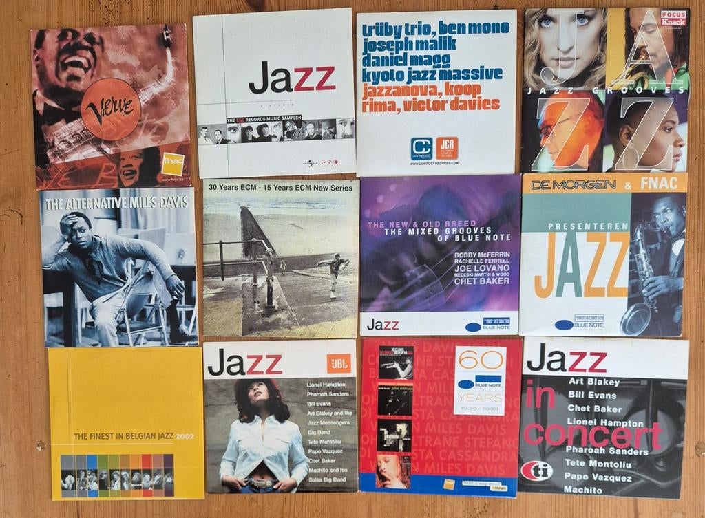 12 sample cd's jazz, Cd's en Dvd's, Ophalen of Verzenden, Gebruikt, Jazz