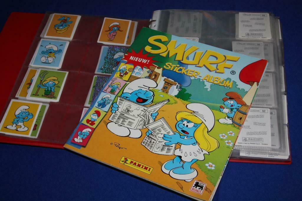 Smurf Sticker-album Panini compleet met alle stickers 2008, Ophalen of Verzenden, Gebruikt, Overige Smurfen, Overige typen