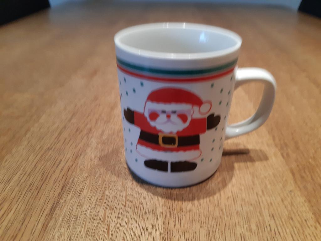 mok kerstman, Ophalen of Verzenden, Zo goed als nieuw