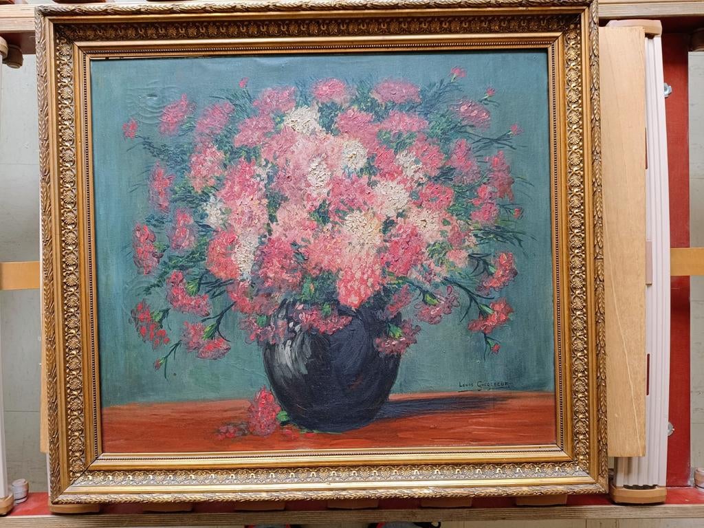 Peinture sur toile Louis Goegebeur, Ophalen