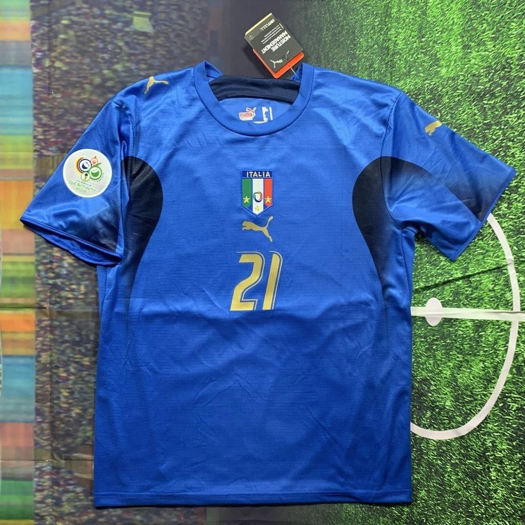 Italië Pirlo Voetbalshirt Origineel WorldCup Finale 2006, Ophalen of Verzenden, Zo goed als nieuw