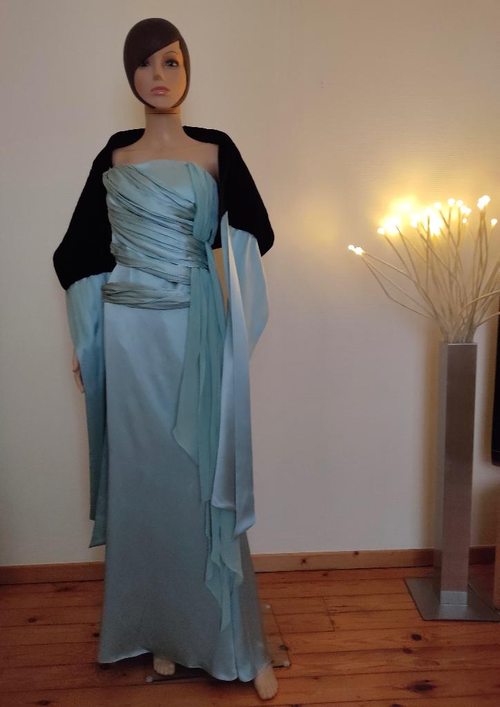 Robe longue de soirée, Autre, Zo goed als nieuw, Ophalen, Maat 38/40 (M)