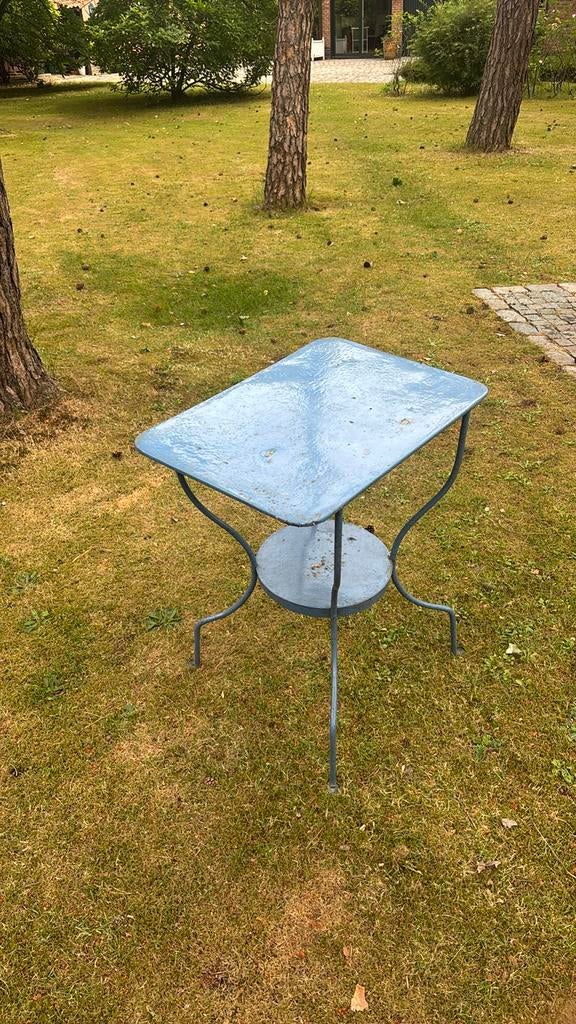 Brocante tuintafeltje, Ophalen, Gebruikt