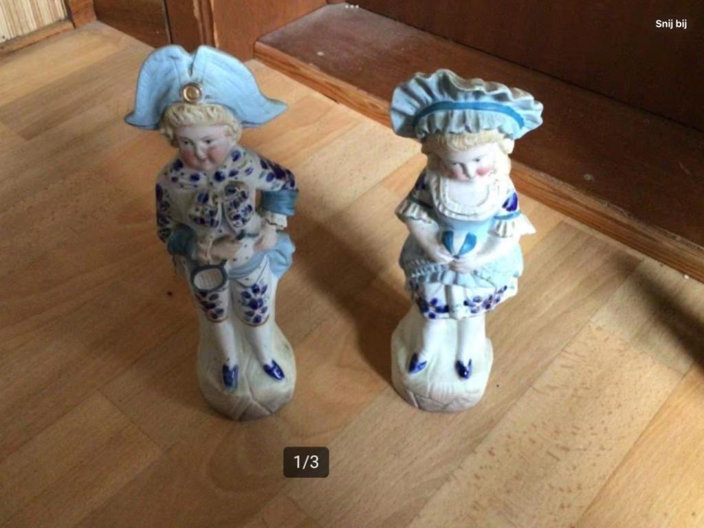 Bisquit beeldjes, Antiek en Kunst, Ophalen of Verzenden